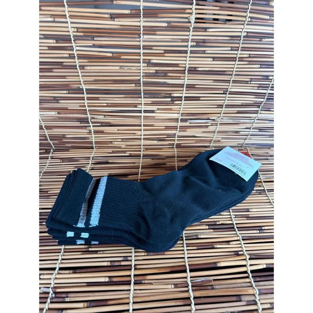 Lucky Brand Socks 5 Pairs of Crew Socks Black